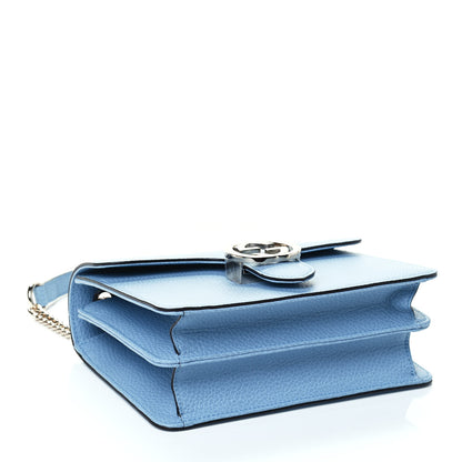 Gucci Dollar Calfskin Small Interlocking G Shoulder Bag Mineral Blue 3 of 4