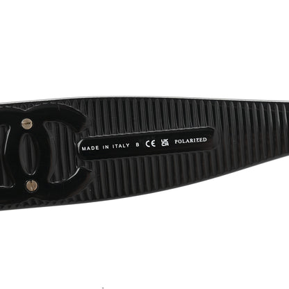 Chanel Square Polarized CC Sunglasses 5494-A Black 6 of 9