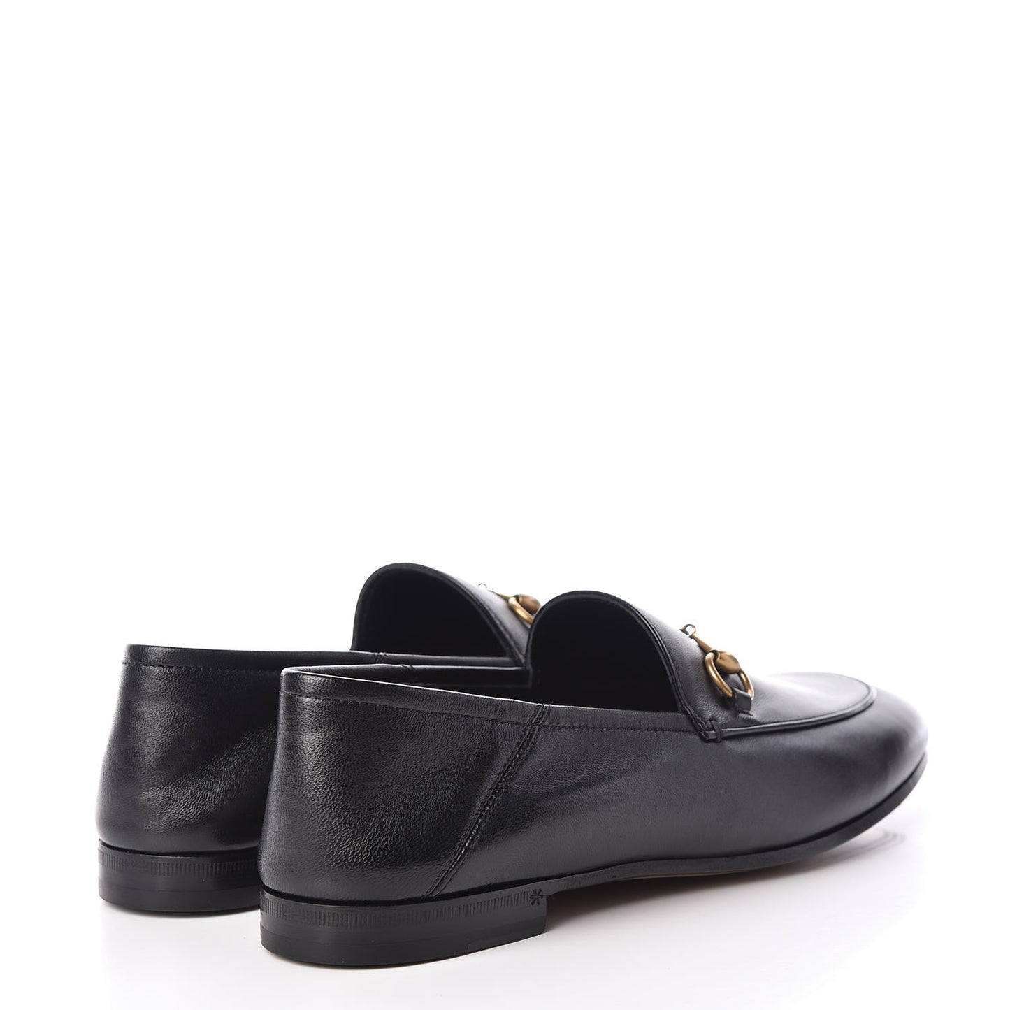 Lambskin Womens Brixton Horsebit Loafers 39 Black