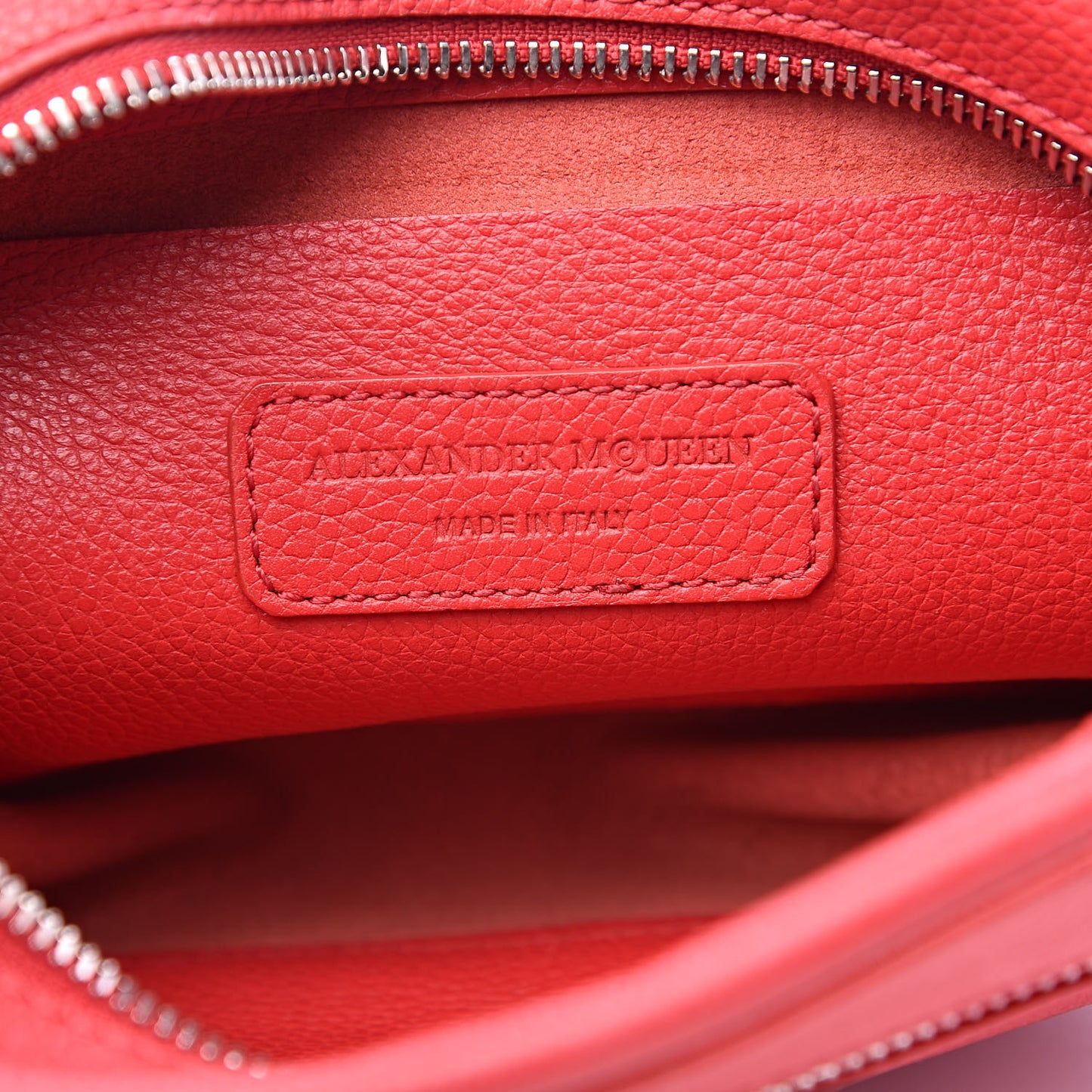 Calfskin Skull Camera Shoulder Bag Red