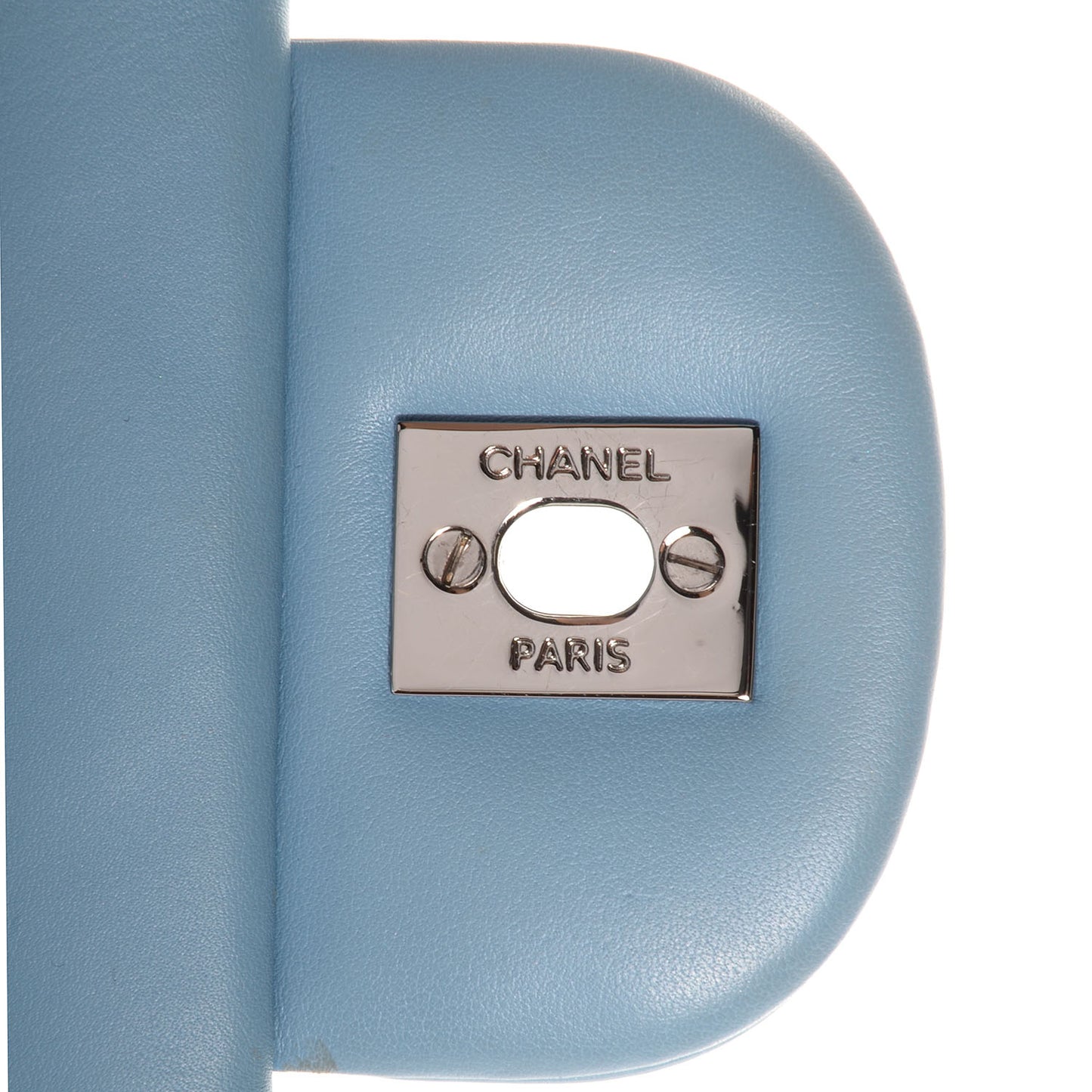 Patent Maxi Double Flap Light Blue