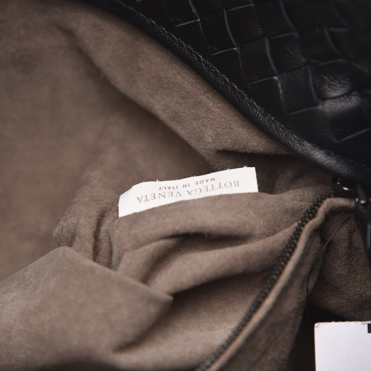 Nappa Intrecciato Medium Cesta Tote Black