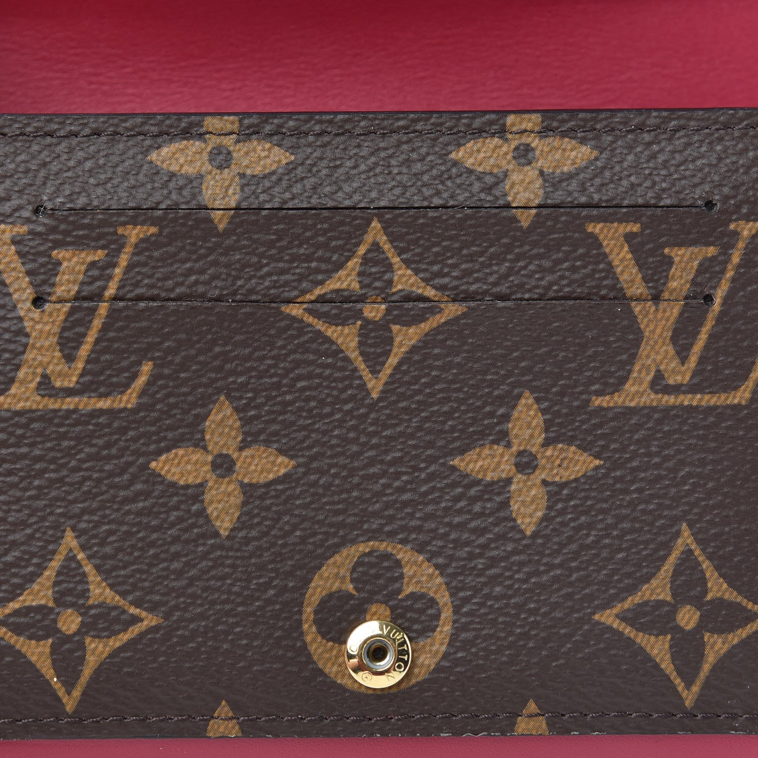 Louis Vuitton Monogram Flore Compact Wallet Fuchsia 7 of 7