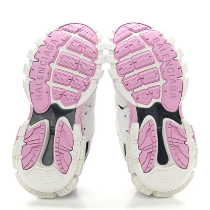 Balenciaga Mesh Rubber Bi-Color Womens Track Sneakers 37 White Pink Grey 5 of 9
