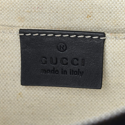 Gucci Moon Calfskin Web Medium Dionysus Bamboo Top Handle Bag Black Bright Evergreen Hibiscus Red 8 of 14