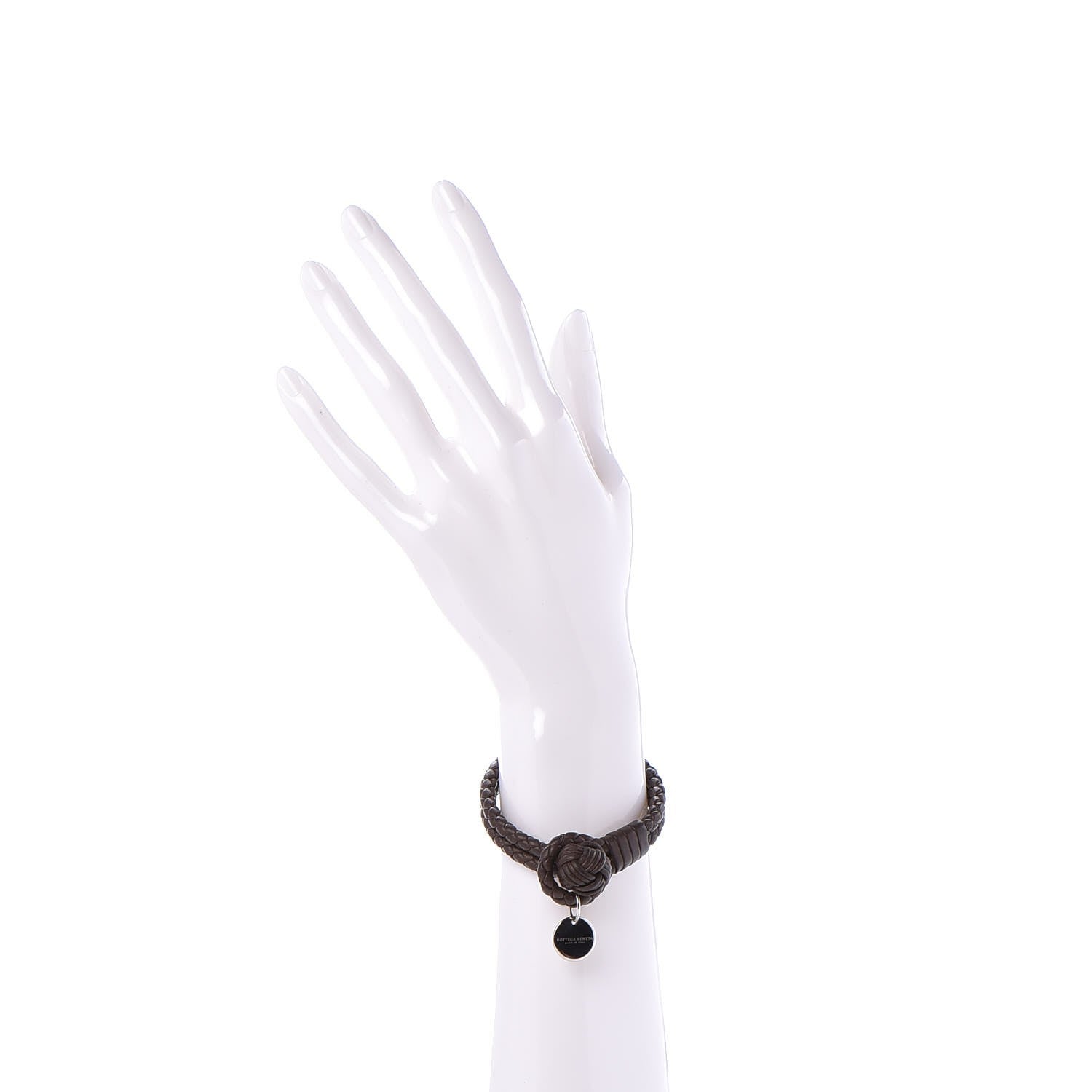 Bottega Veneta Nappa Intrecciato Bracelet M Ebano 2 of 4