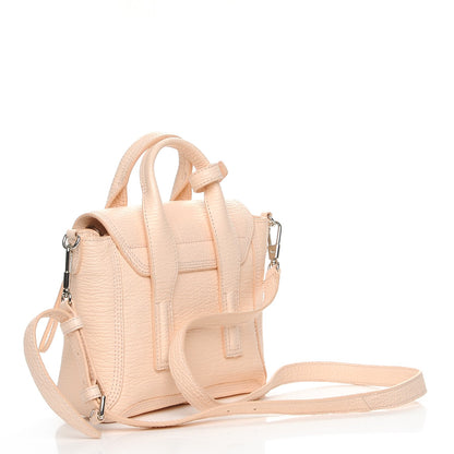 3.1 Phillip Lim 3.1 Textured Calfskin Mini Pashli Satchel White Peach 4 of 10