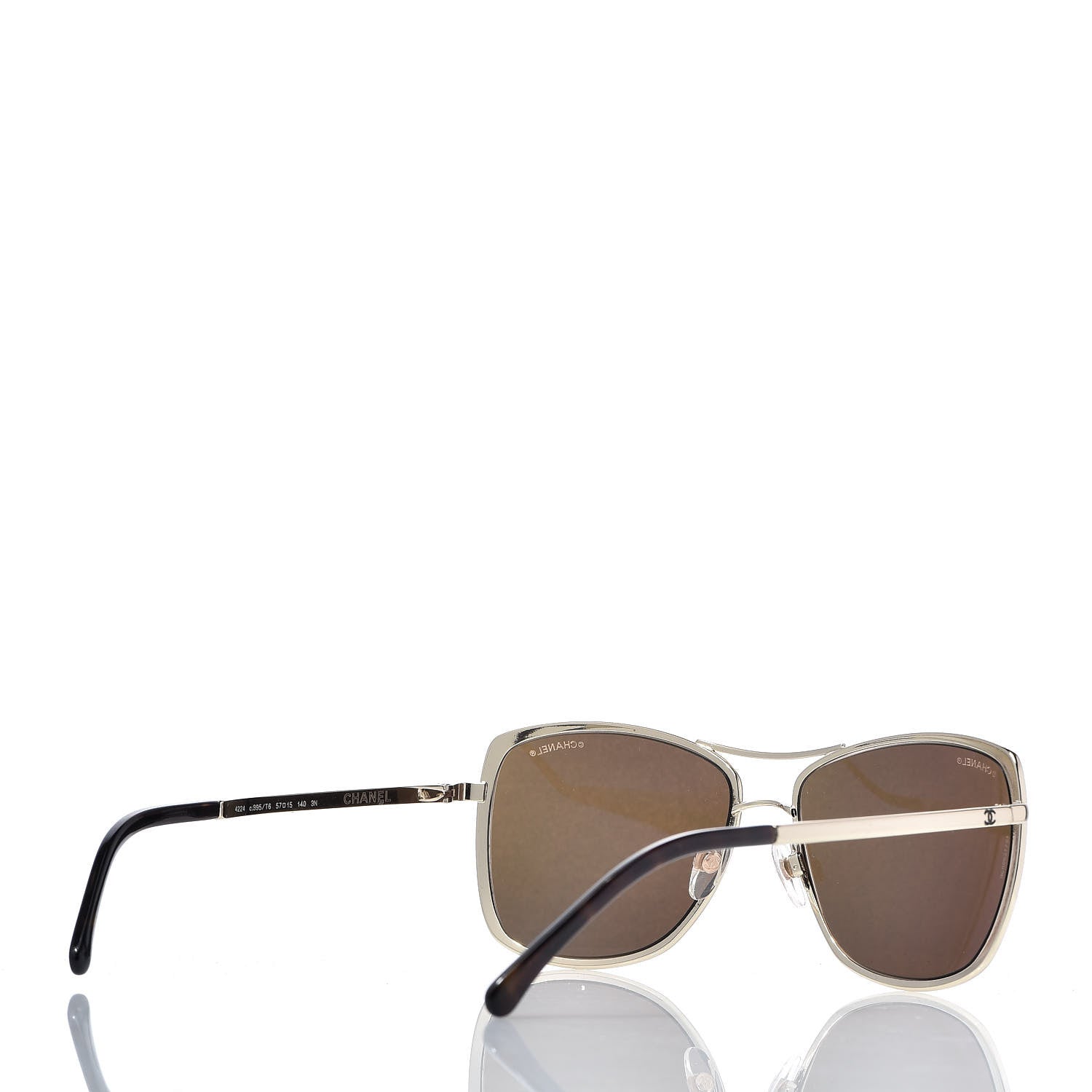 Chanel Metal Pilot Summer Sunglasses 4224 Rose Gold 4 of 8
