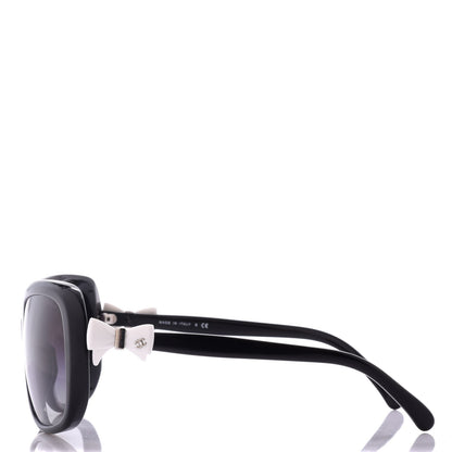 Chanel CC Bow Sunglasses 5171 Black White 2 of 8