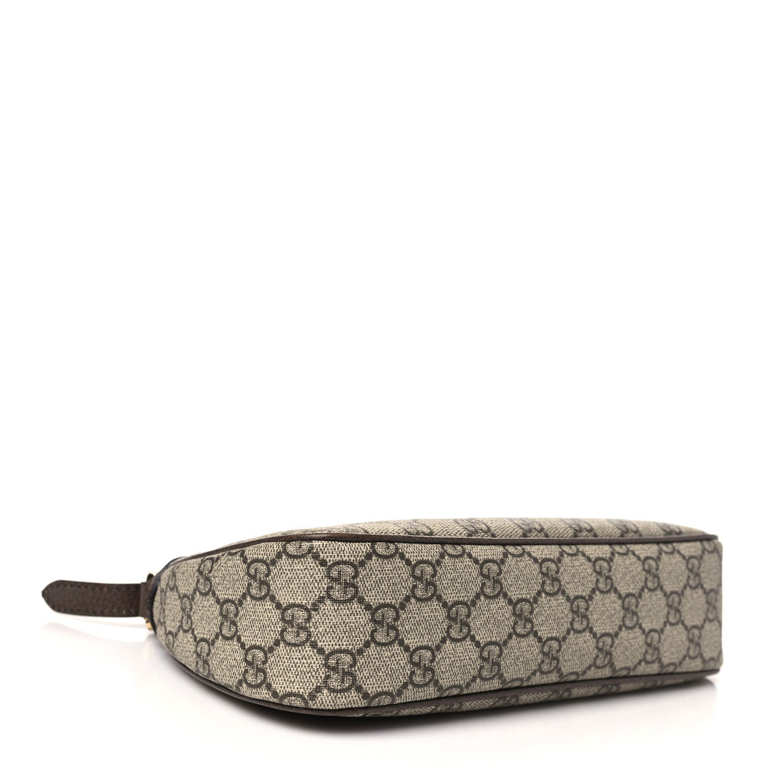 Gucci GG Supreme Monogram Textured Dollar Calfskin Small Ophidia Hobo Beige Ebony New Acero 4 of 12
