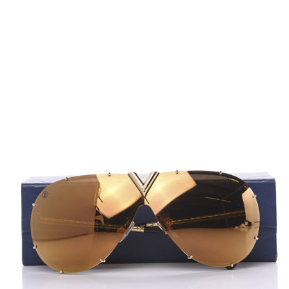 Louis Vuitton LV Drive Sunglasses Z0896W Gold 8 of 8