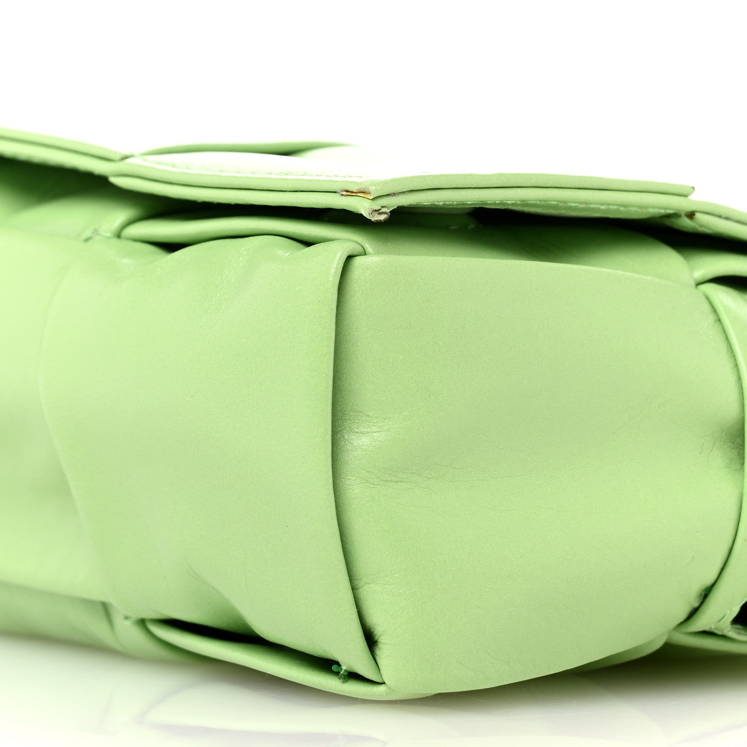 Bottega Veneta Paper Calfskin Intrecciato Cassette Belt Bag Pistachio 10 of 10