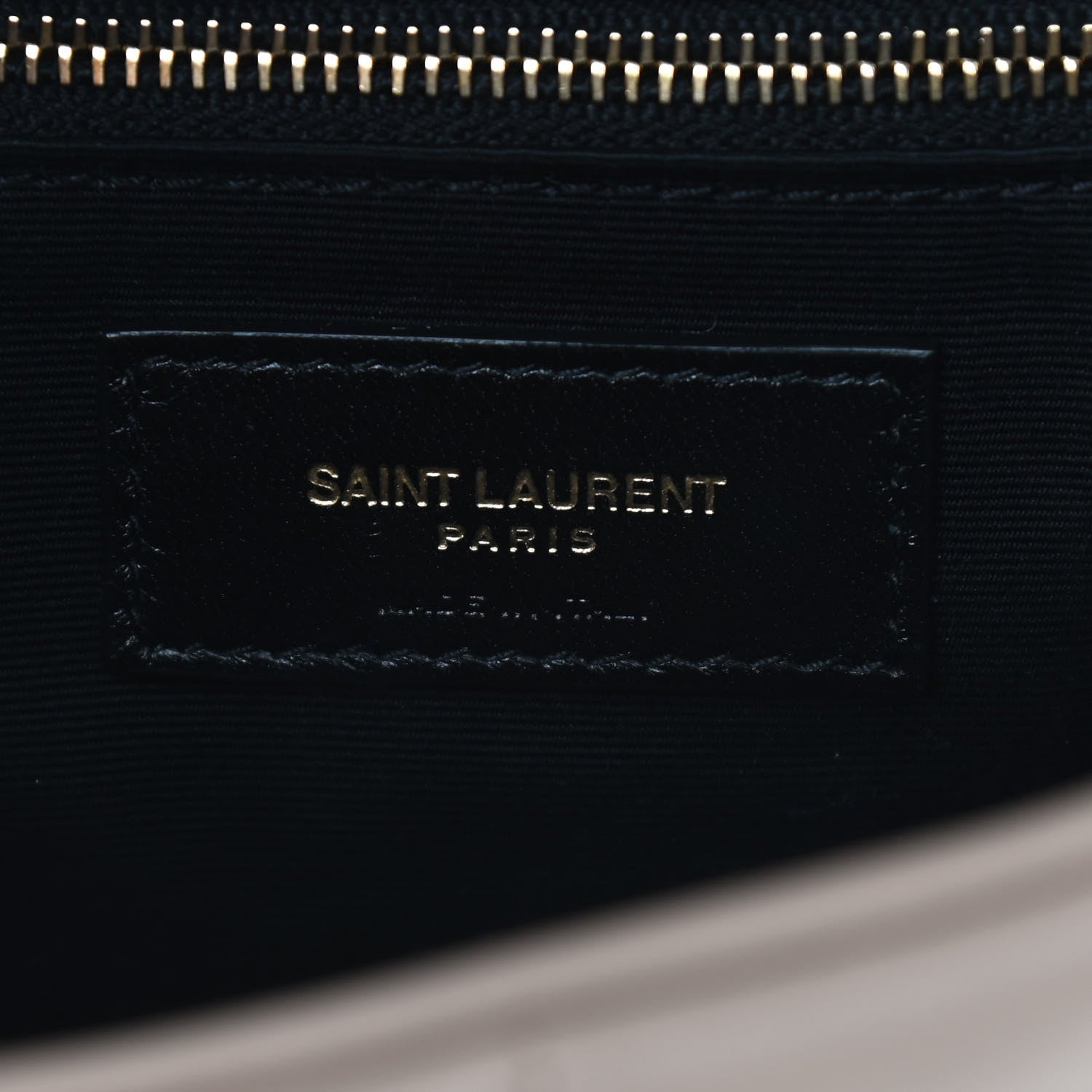 Saint Laurent Lambskin Quilted Toy Loulou Puffer Monogram Chain Satchel Dark Beige 6 of 9