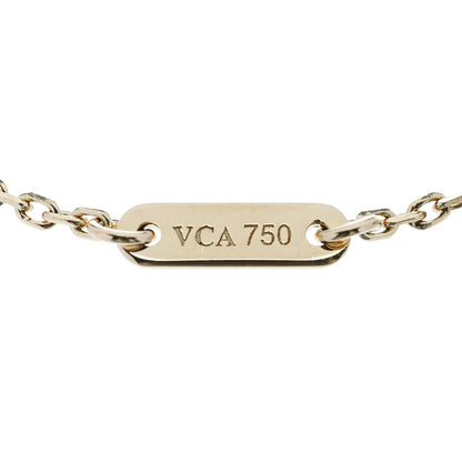 Van Cleef & Arpels 18K Yellow Gold Mother Of Pearl Sweet Alhambra Heart Bracelet 3 of 5