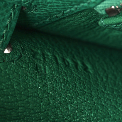 Hermes Epsom Kelly Sellier 25 Vert Jade 7 of 11