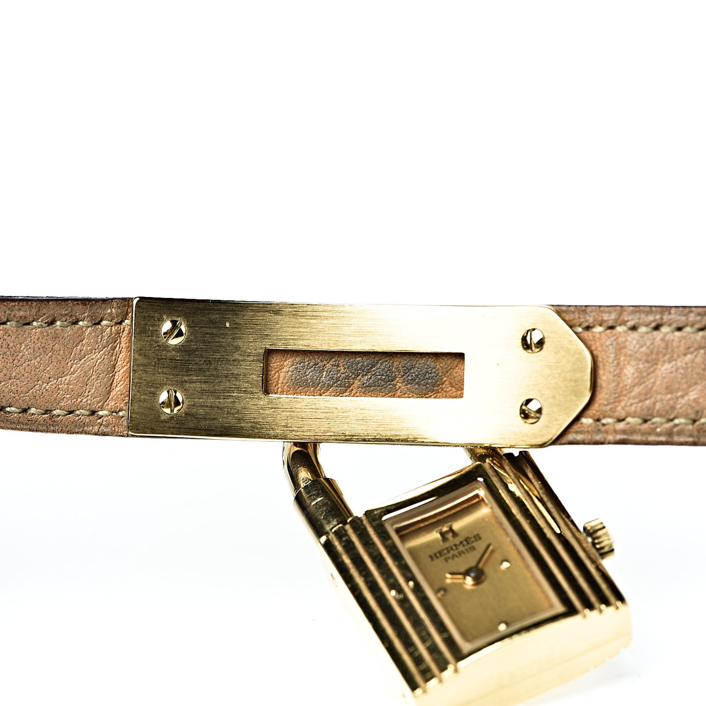 Stainless Steel Clemence 20mm Kelly Cadena Quartz Watch Gold