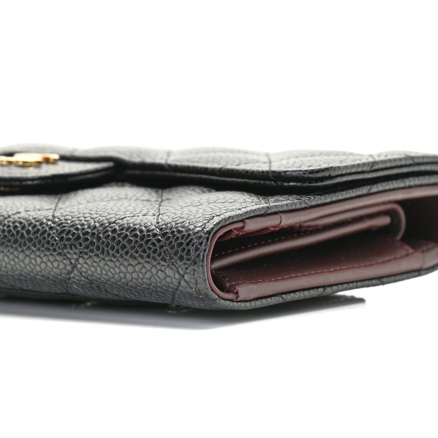 Chanel Caviar Quilted Large Flap Wallet Black 7 of 11