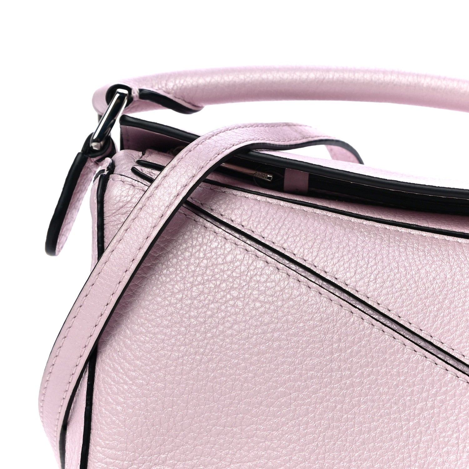 Loewe Calfskin Mini Puzzle Bag Icy Pink 12 of 19