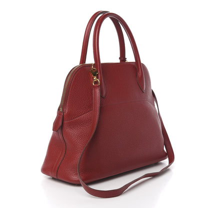 Hermes Taurillon Clemence Bolide 31 Rouge Garance 2 of 16