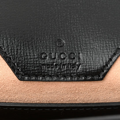 Gucci Azalea Calfskin Web Small Horsebit 1955 Crossbody Bag Black 6 of 11
