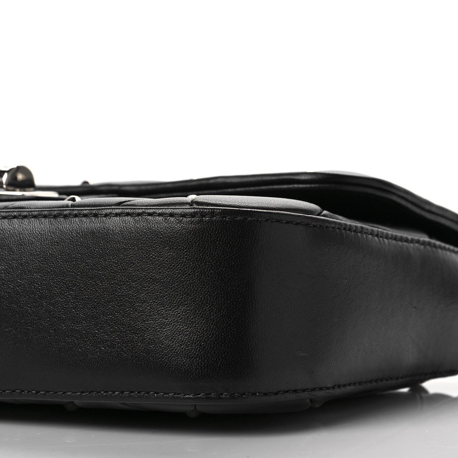 Miu Miu Pattina Nappa Crystal Studded Flap Bag Black 9 of 11