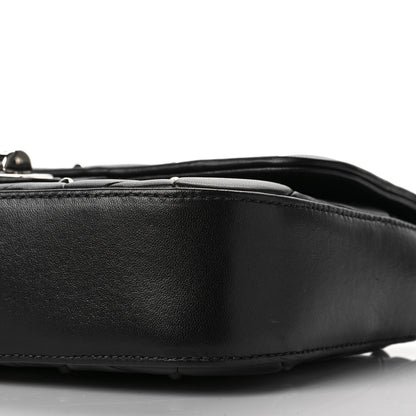 Miu Miu Pattina Nappa Crystal Studded Flap Bag Black 9 of 11