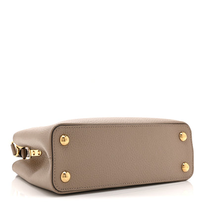 Louis Vuitton Taurillon Capucines BB Galet 4 of 10
