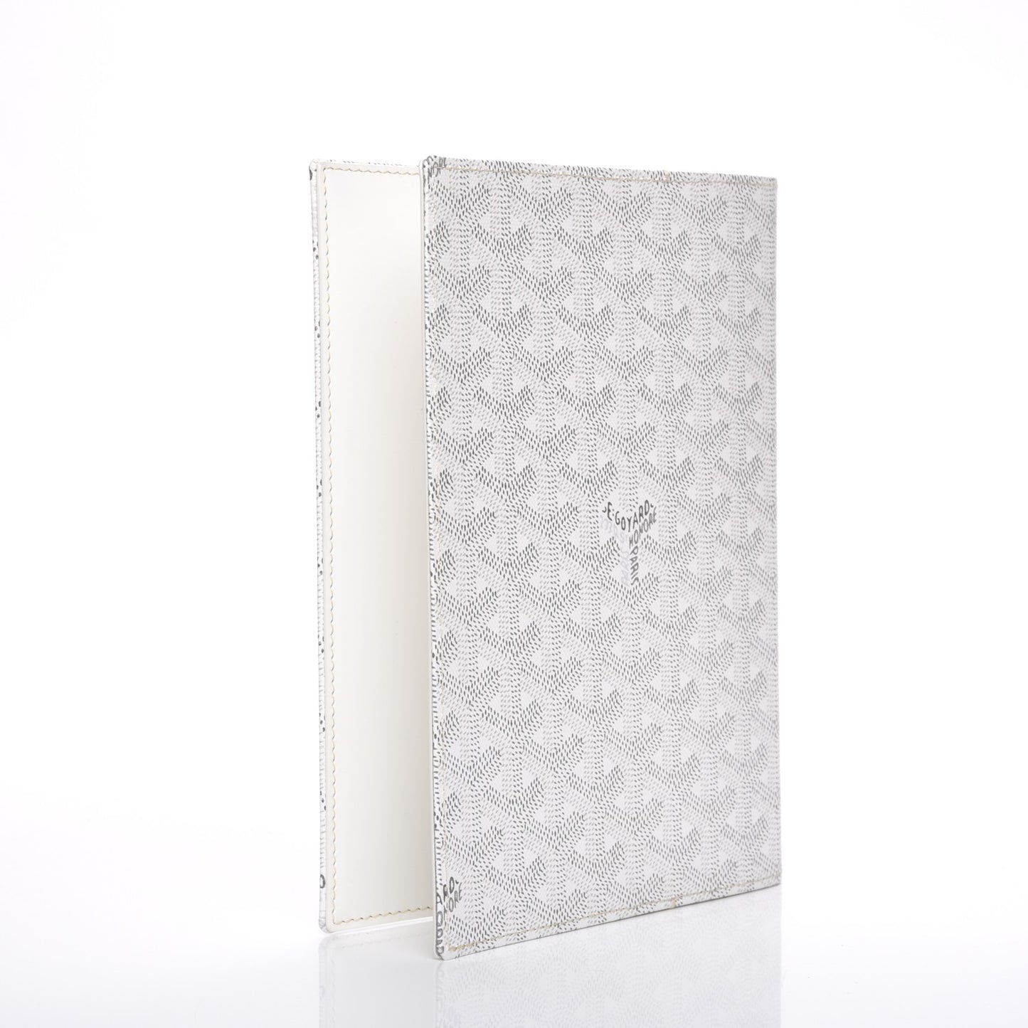 Goyardine Agenda Cover White