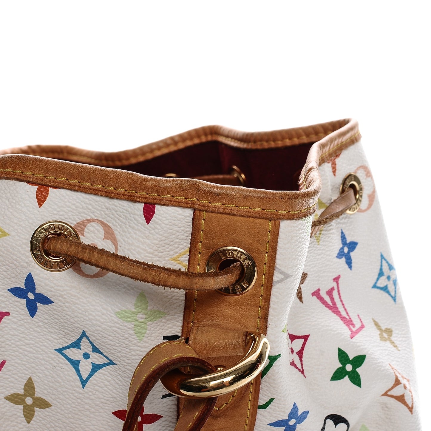 Monogram Multicolor Petit Noe White