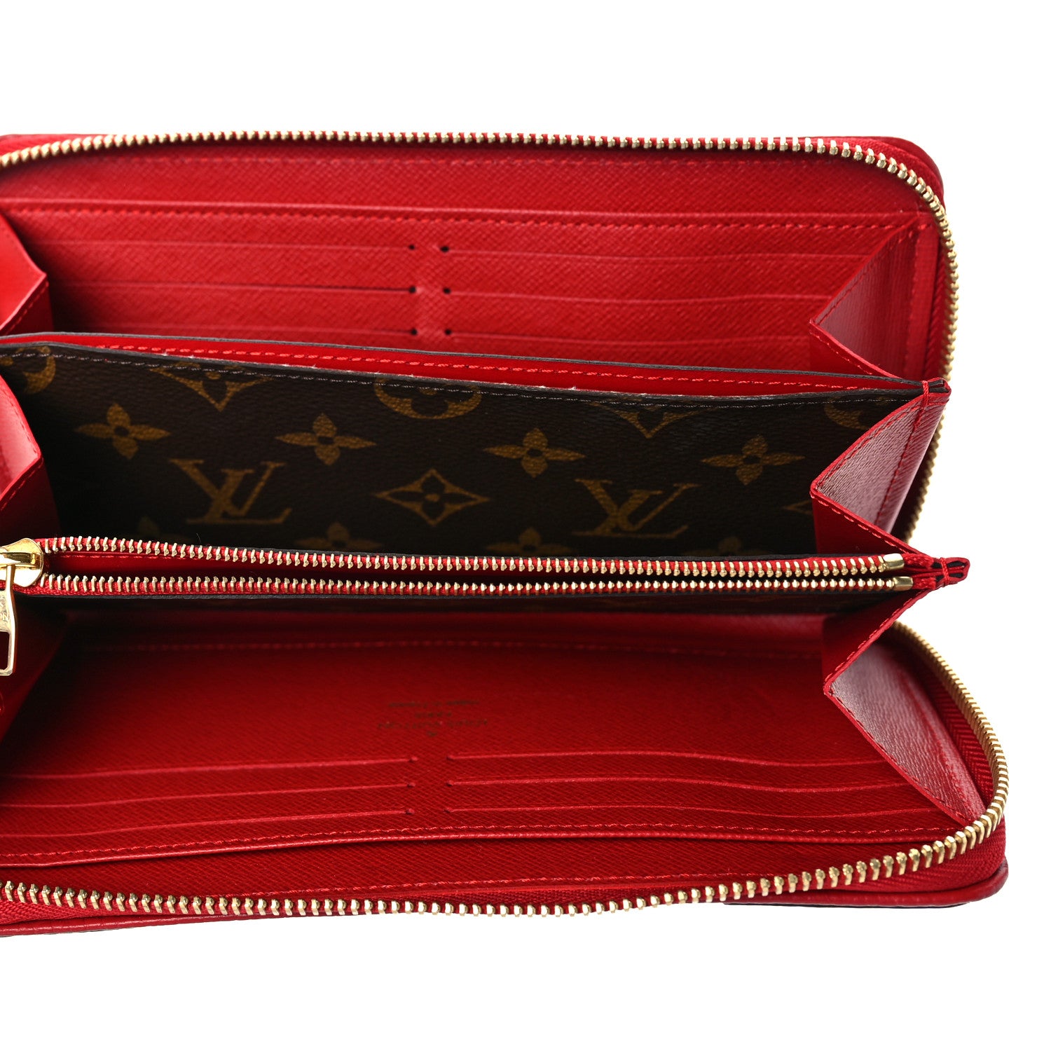 Louis Vuitton Monogram Retiro Zippy Wallet Cherry 5 of 8