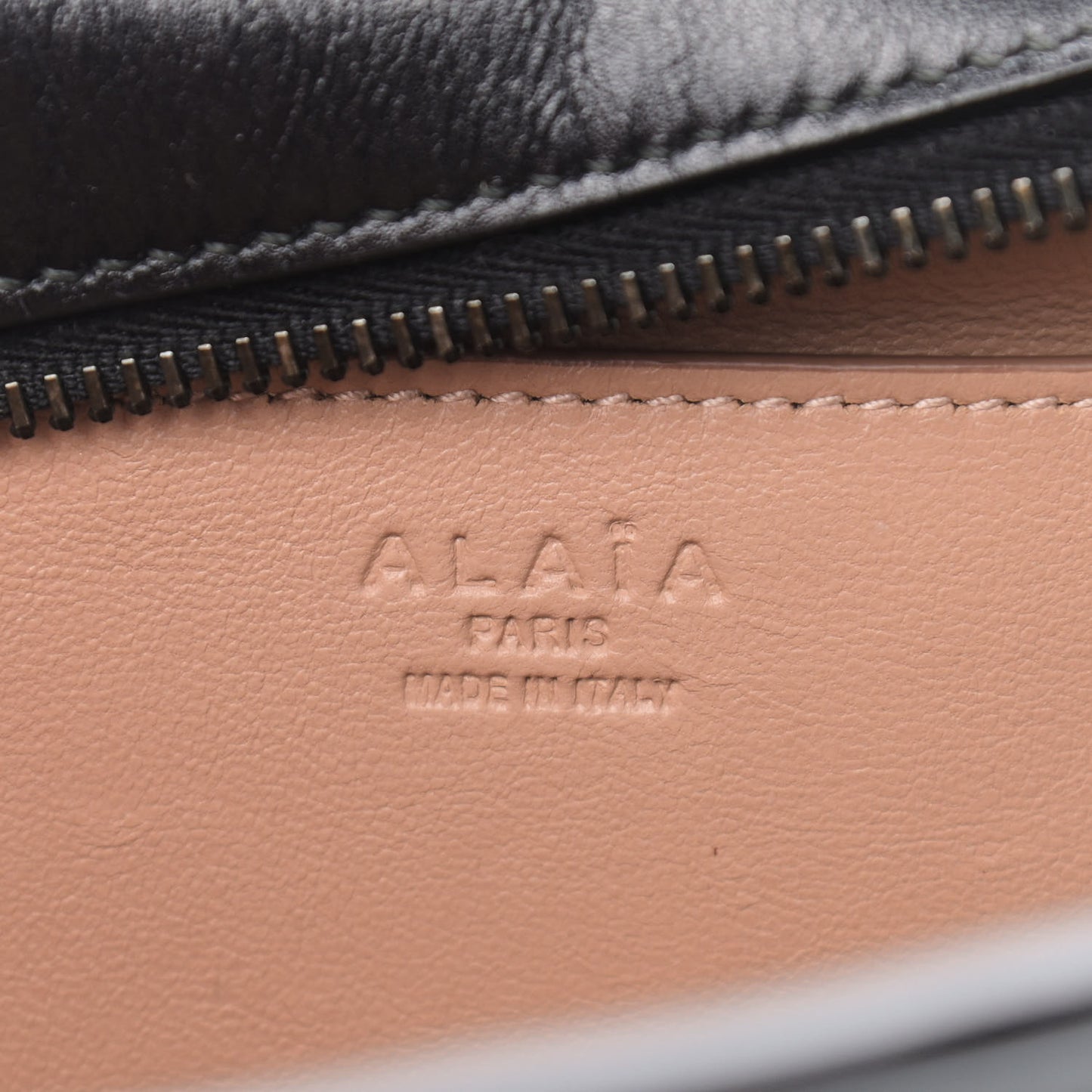 Calfskin Laser Cut Camera Bag Black