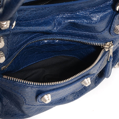 Balenciaga Agneau Giant 12 Silver Hardware City Bleu Mineral Light Bleu Mineral 10 of 14