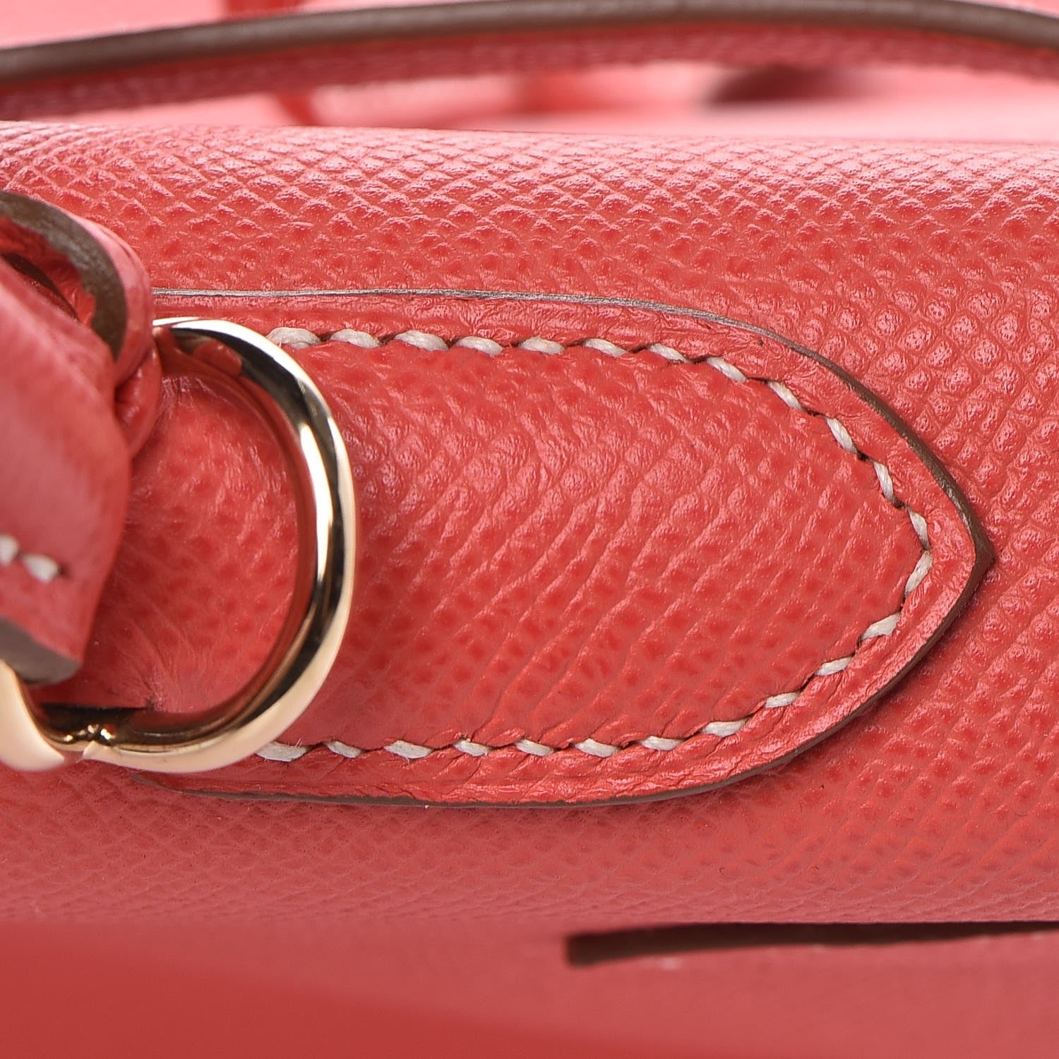 Hermes Epsom Kelly Retourne 35 Rose Jaipur Gold 35 of 36