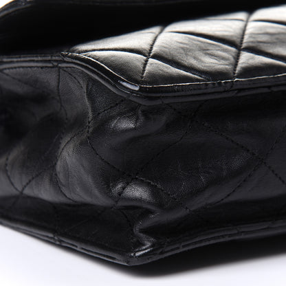 Chanel Washed Lambskin Maxi Take Away Flap Bag Black 9 of 16