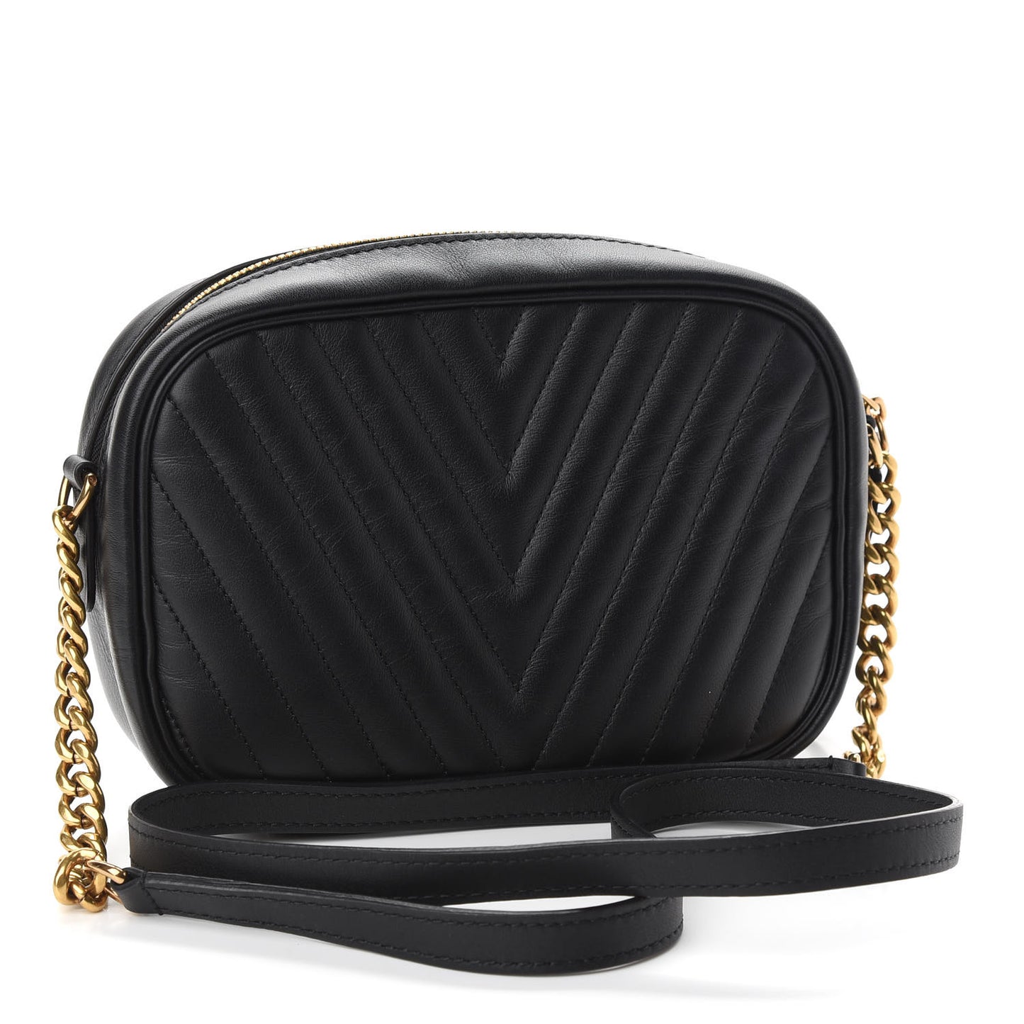 Calfskin New Wave Camera Bag Black