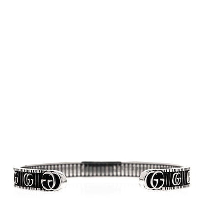 Gucci Sterling Silver Double G Marmont Cuff Bracelet 5 of 8