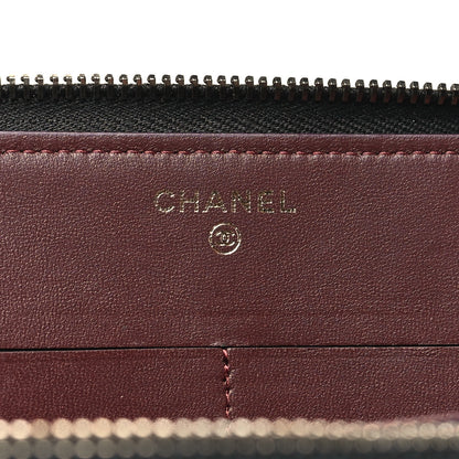 Chanel Lambskin Quilted Travel Case Black 6 of 10