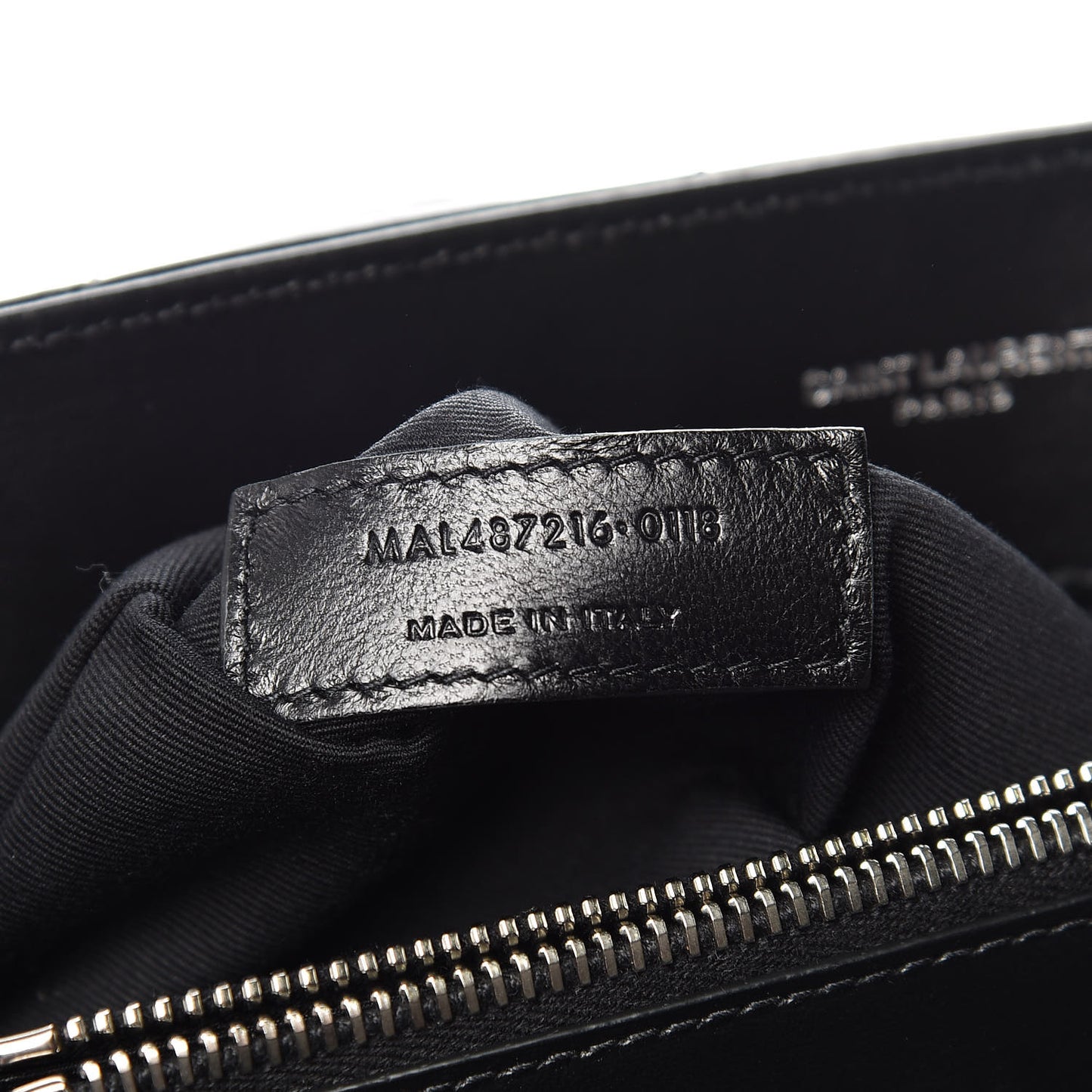 Calfskin Y Quilted Monogram Medium Loulou Chain Satchel Black