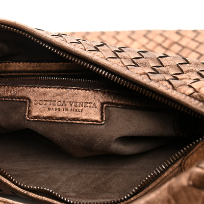 Bottega Veneta Metallic Nappa Intrecciato Veneta Hobo 6 of 10