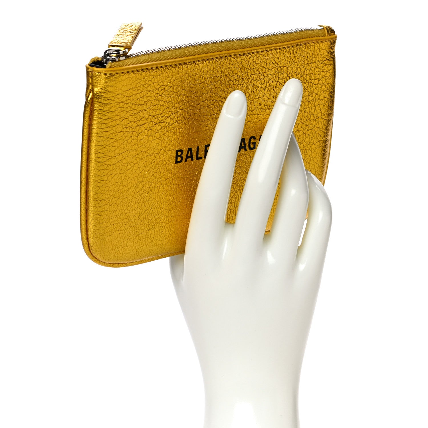 Balenciaga Metallic Calfskin Everyday XS Pouch Gold 2 of 10