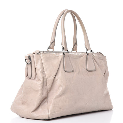 Prada Nappa Antique Satchel Pomice 3 of 28