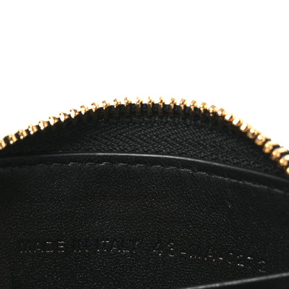 Christian Dior Lambskin Cannage Small Lady Dior Voyageur Coin Purse Black 9 of 10