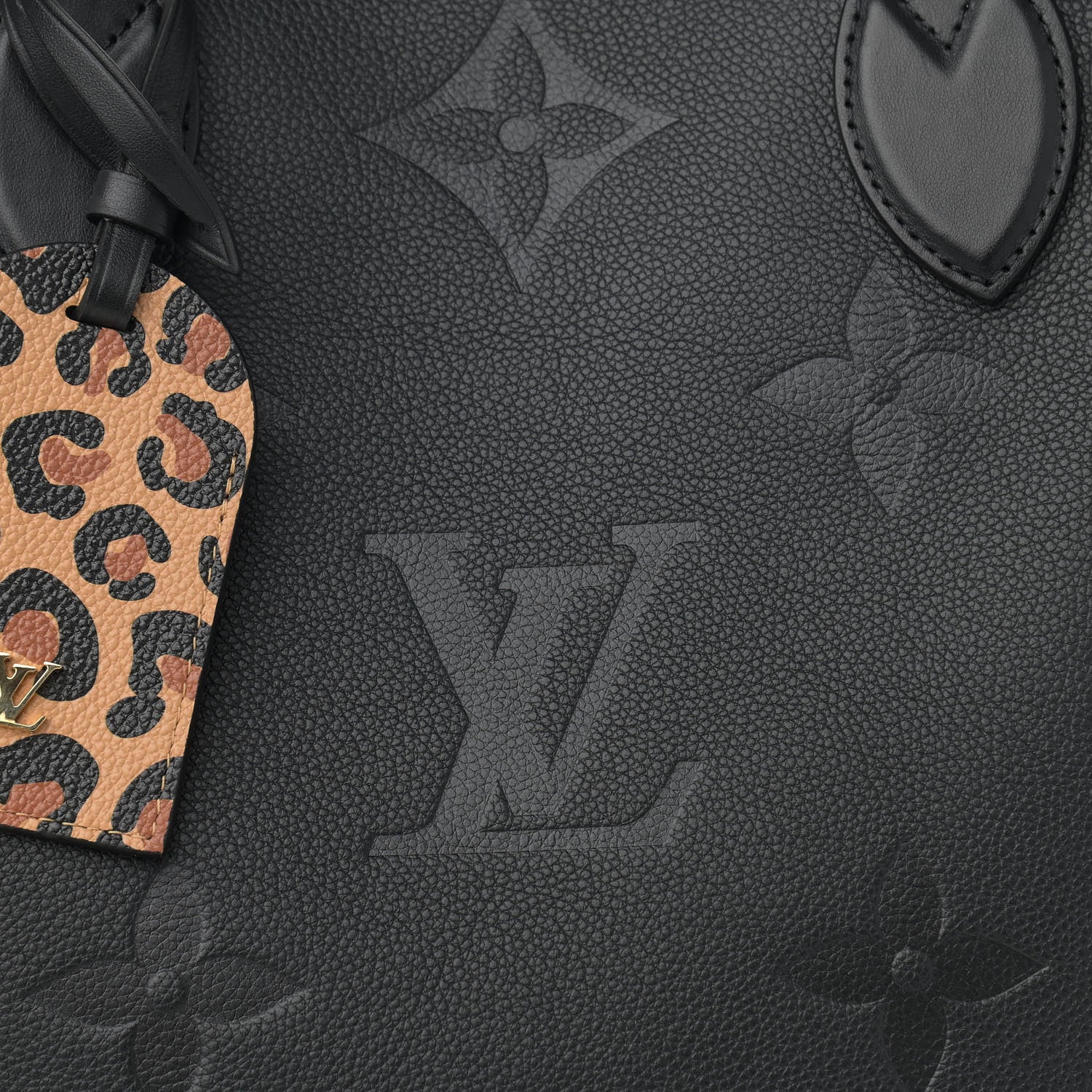 Louis Vuitton Empreinte Monogram Giant Wild At Heart Neverfull MM Black 8 of 10