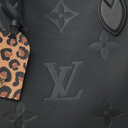 Louis Vuitton Empreinte Monogram Giant Wild At Heart Neverfull MM Black 8 of 10