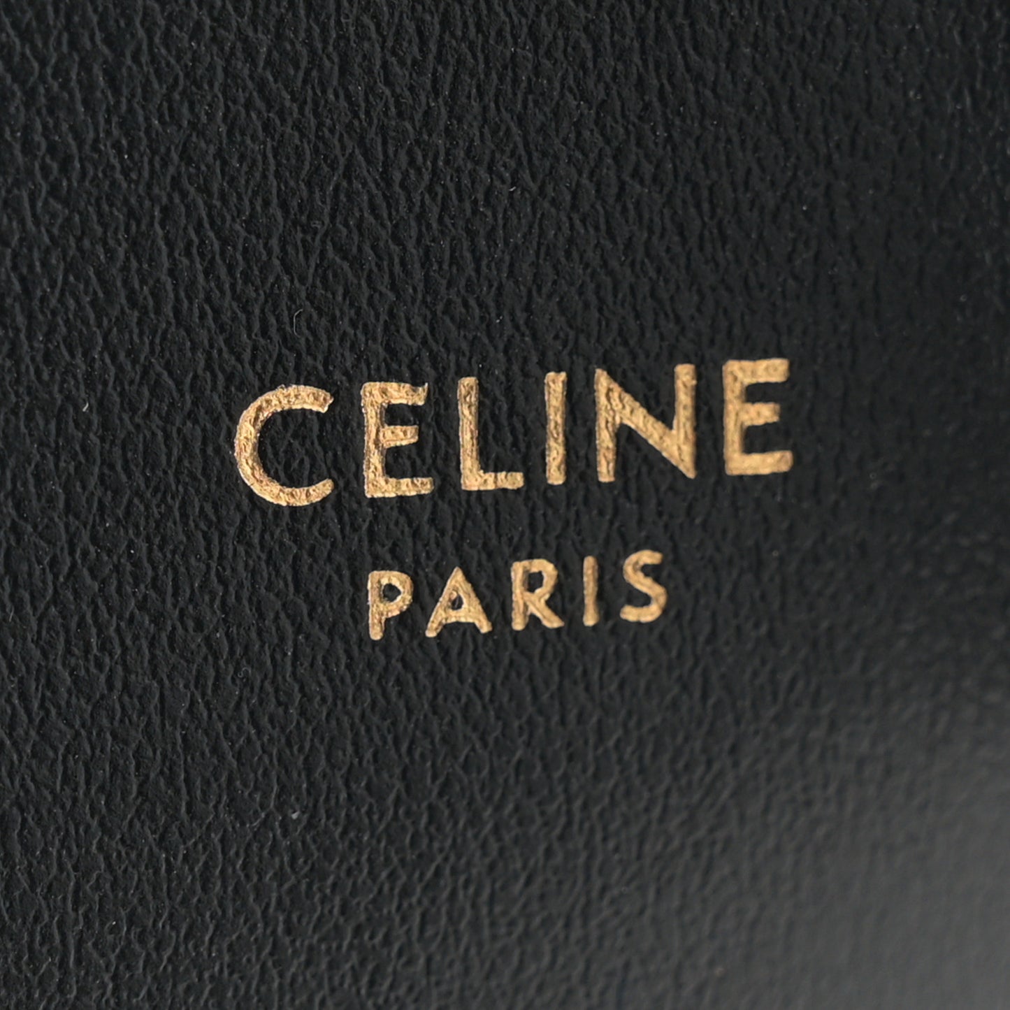 Shiny Calfskin Mini Triomphe Black