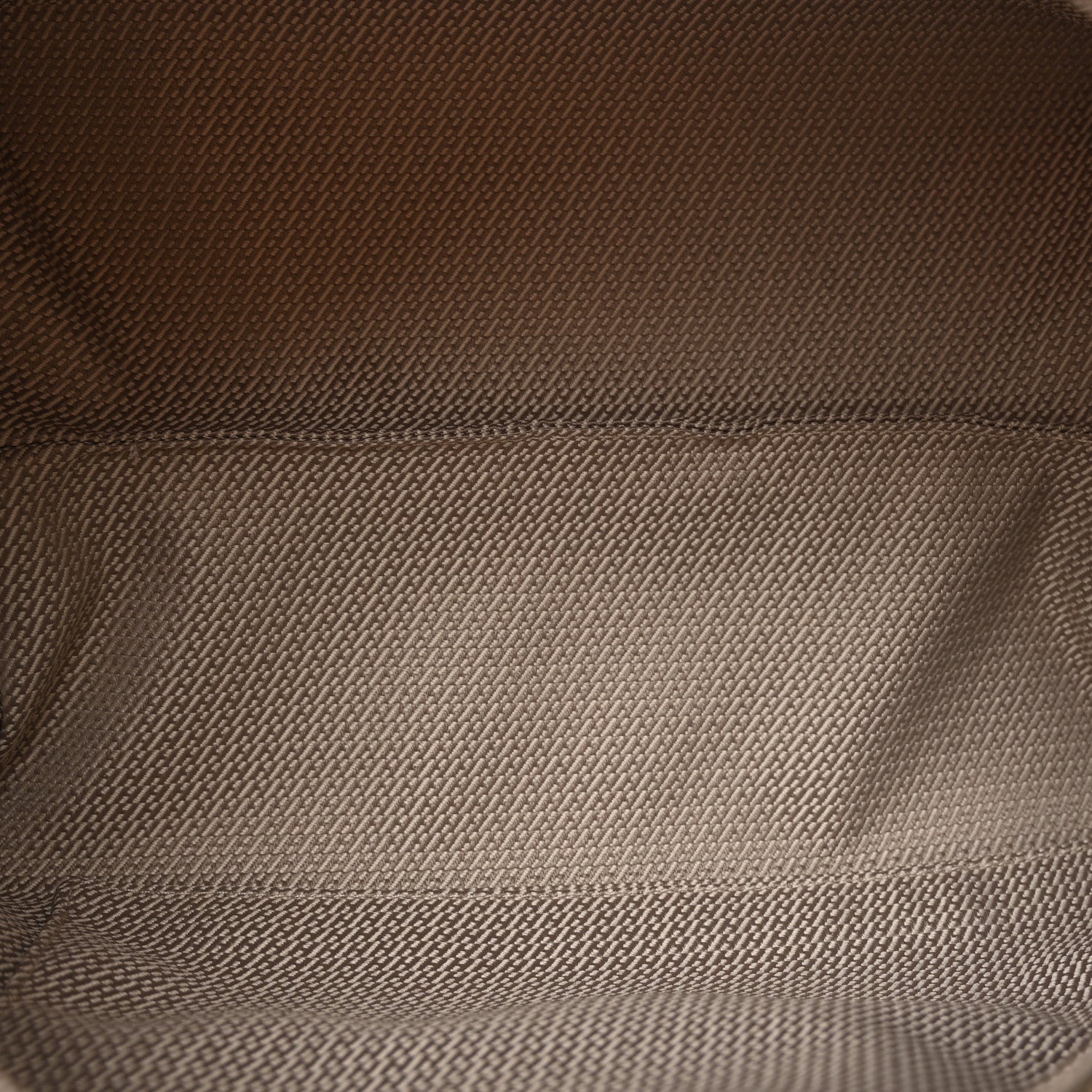 Hermes Canvas Small Bride-A-Brac Pouch Natural Jaune Citron 5 of 6