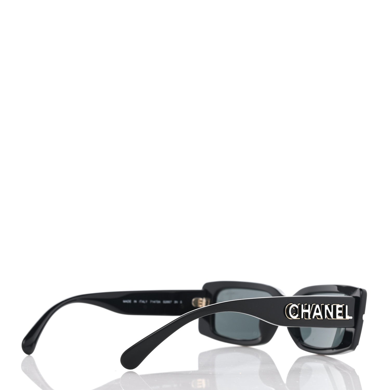 Chanel Acetate CC Sunglasses 71473A Black 4 of 9