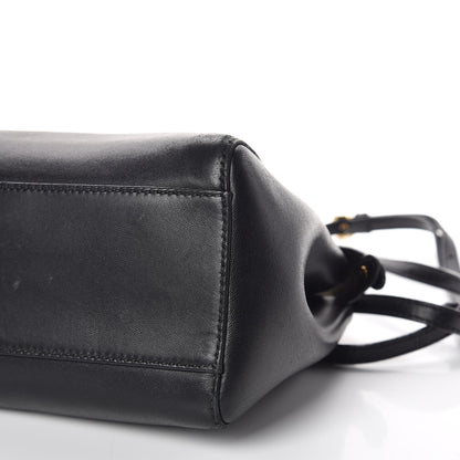 Fendi Nappa Mini Peekaboo Iconic Satchel Black 6 of 13