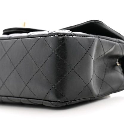 Chanel Lambskin Quilted Mini Rectangular Flap Black 10 of 12