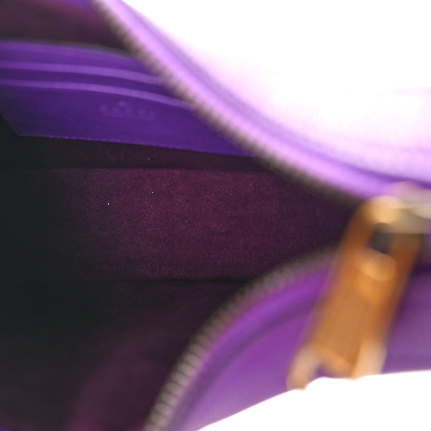Goatskin Small Aphrodite Shoulder Bag Shine Purple